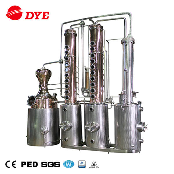 250Gal Vodka making machine copper gin distillation equipment