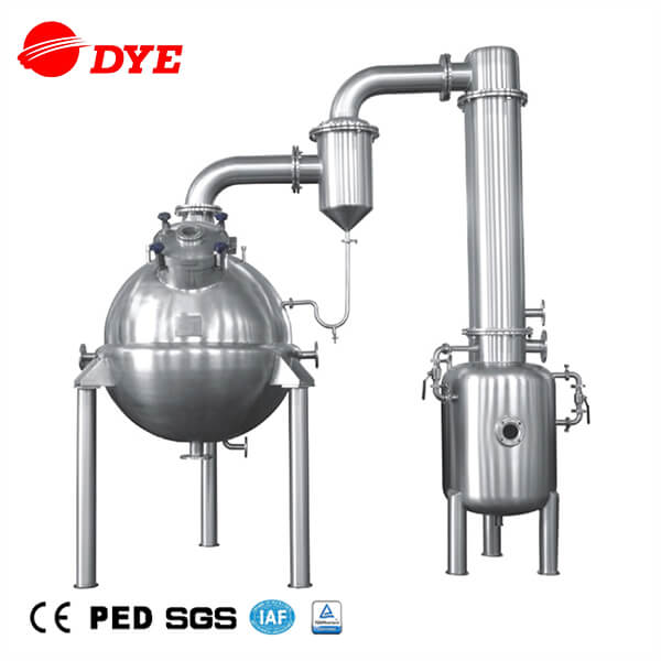 Ball Type Stainless Steel Vacuum Concentration Tank