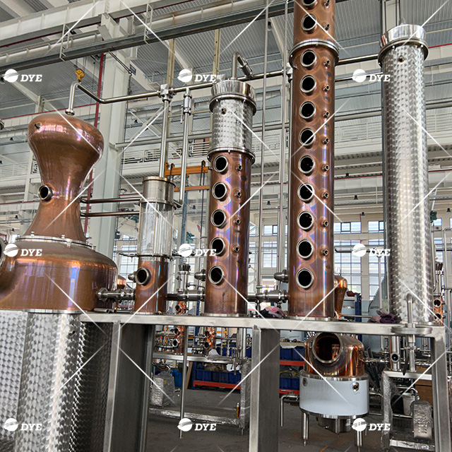 500L Multifunctional Distillation Equipment Copper Distillery Still Vodka Copper Moonshine Still