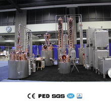 DYE1000l copper reflux alcohol still reflux column for whisky rum gin vodka brandy distillery products