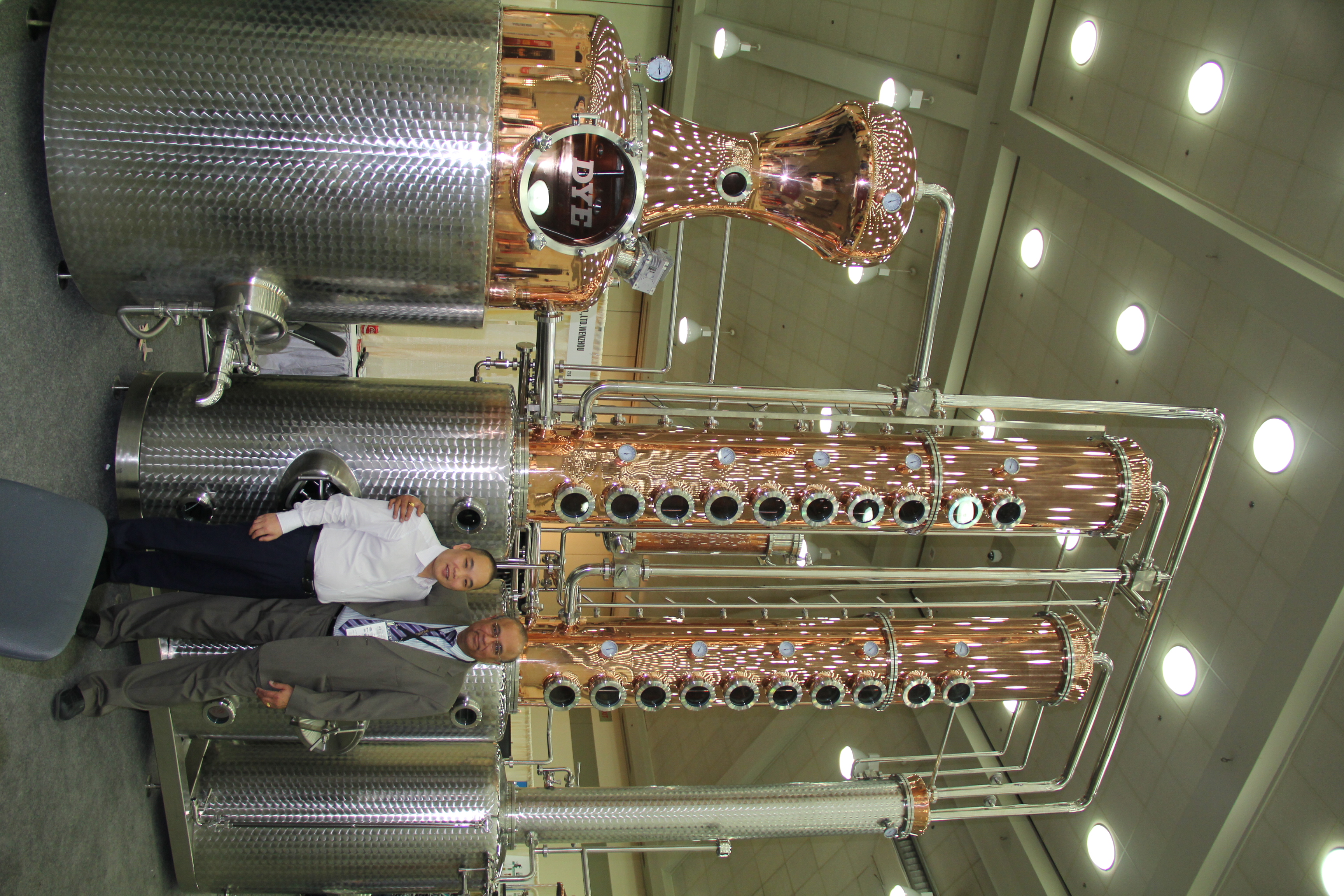DYE1000l copper reflux alcohol still reflux column for whisky rum gin