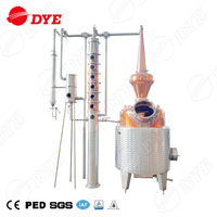 DYE-II 500L Whiskey, Brandy, Gin, Rum Still  Copper Distillation Equipment