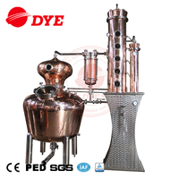 Craft Distillery Equipment Copper Still Fractional Distillation Column Hybrid Copper Still Ethanol Reflux Distiller 
